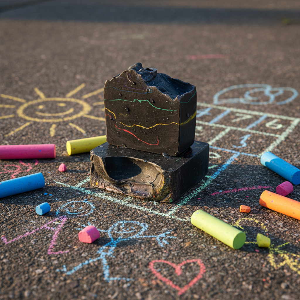 Blacktop Graffiti Body Bar - Sidewalk Chalk Style