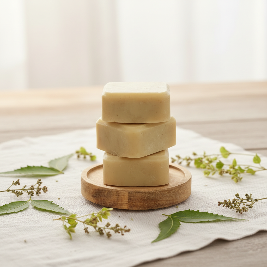 Chlorella & Neem Face Bar - Bright Cottage Kitchen