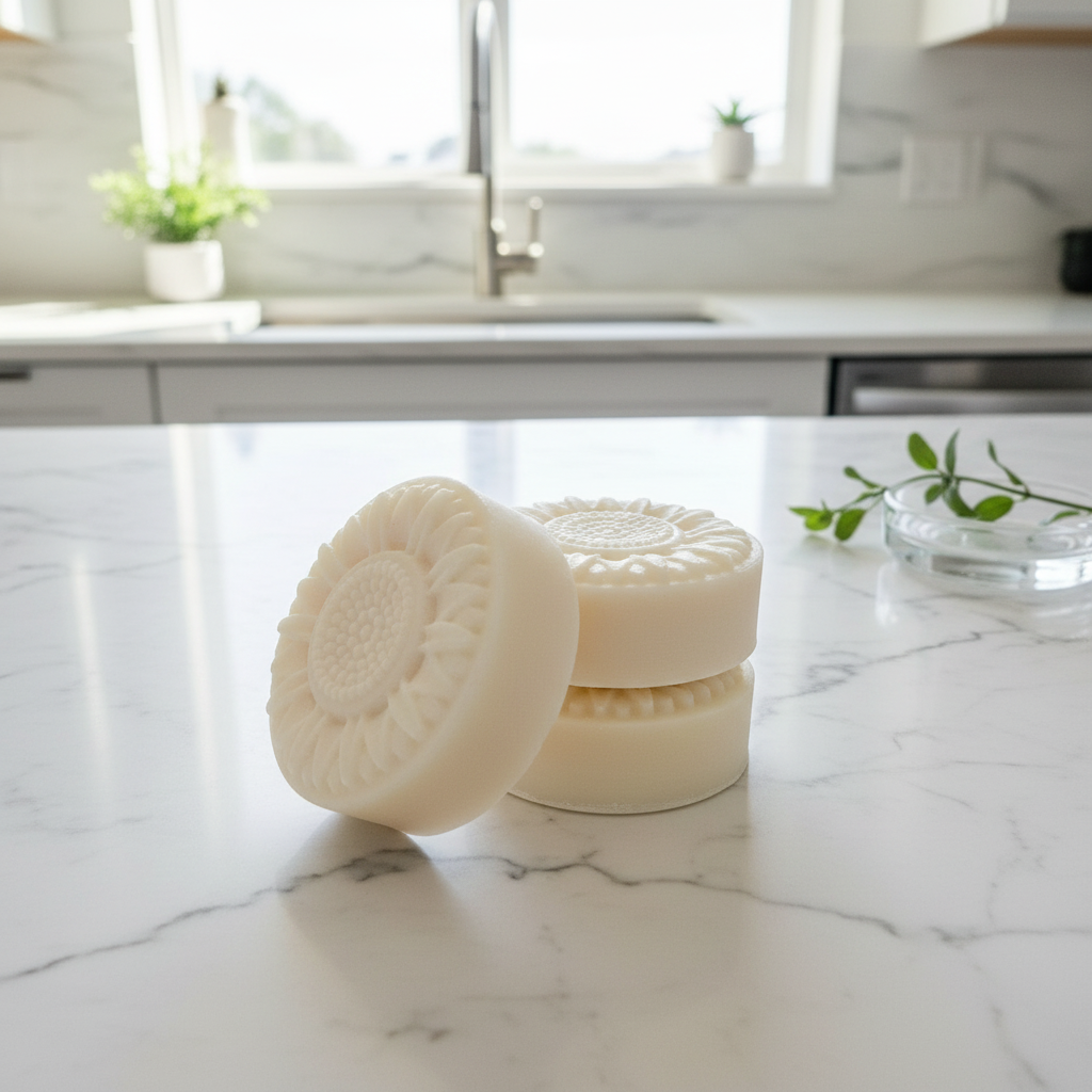 Clean Marble Kitchen