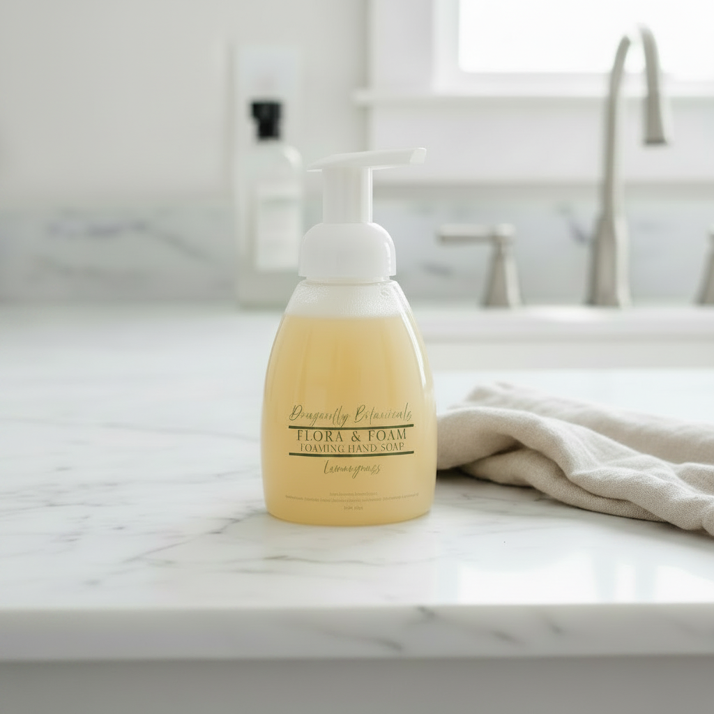 Flora & Foam Hand Soap - Closer