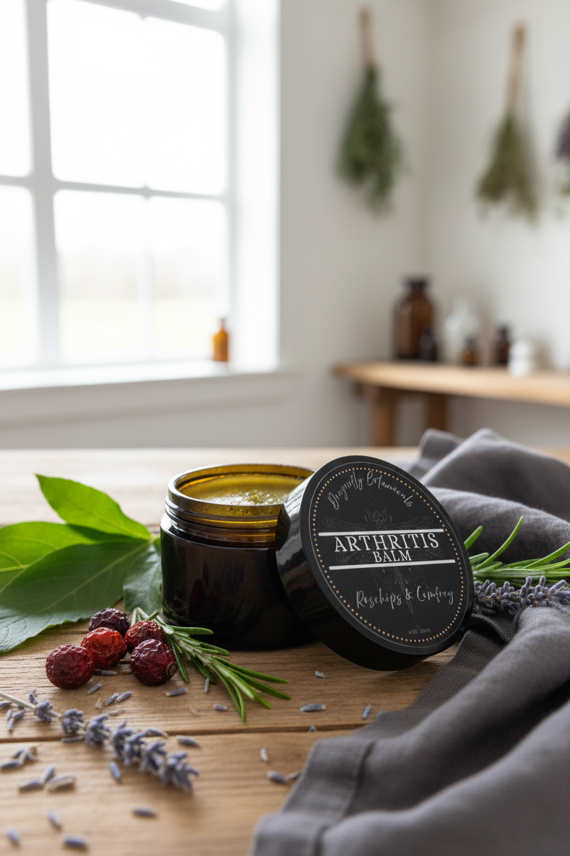 Arthritis Balm Rosehips & Comfrey - High-End Handcrafted