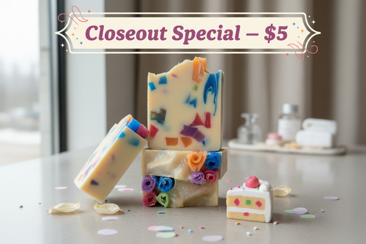 Confetti Cake Tallow Body Bar Closeout Special