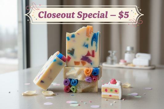 Confetti Cake Tallow Body Bar Closeout Special