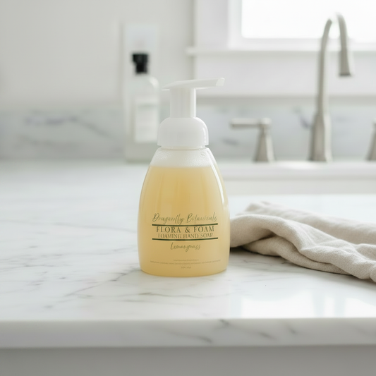 Flora & Foam Hand Soap - Closer