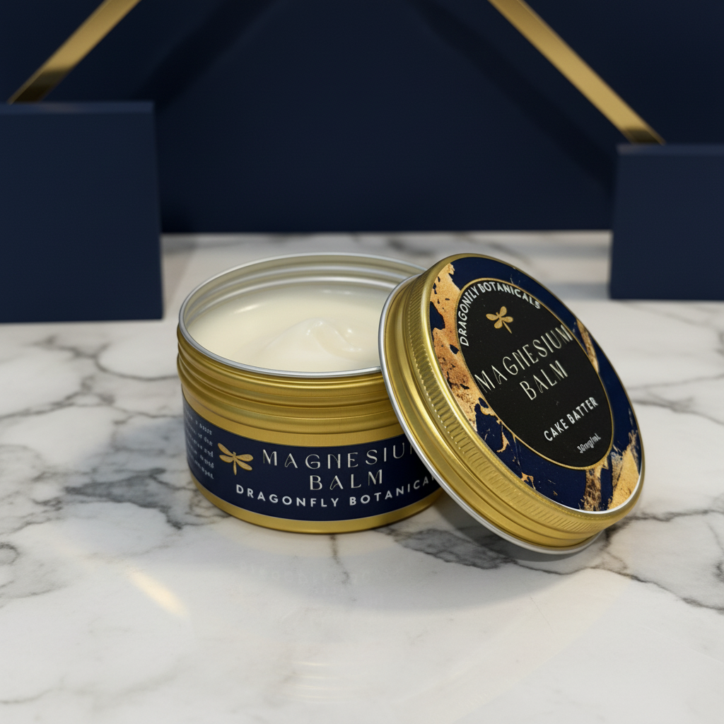 Magnesium Balm – Marble Navy Gold No Floral