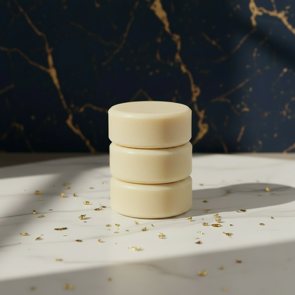 Oatmeal & Honey Face Bar - Navy Marble Gold