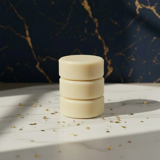 Oatmeal & Honey Face Bar - Navy Marble Gold