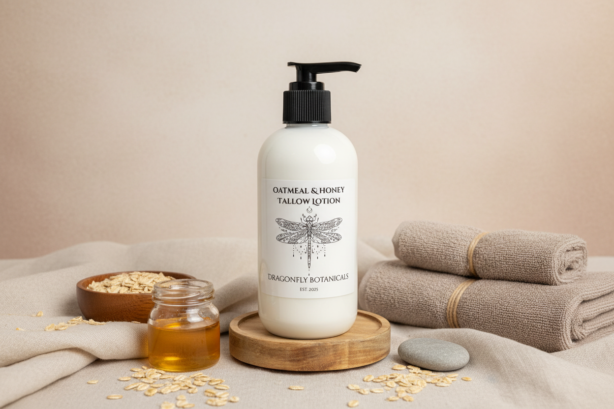 Oatmeal & Honey Tallow Lotion - Spa Lifestyle