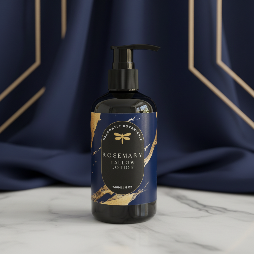 Rosemary Tallow Lotion – Clean Marble