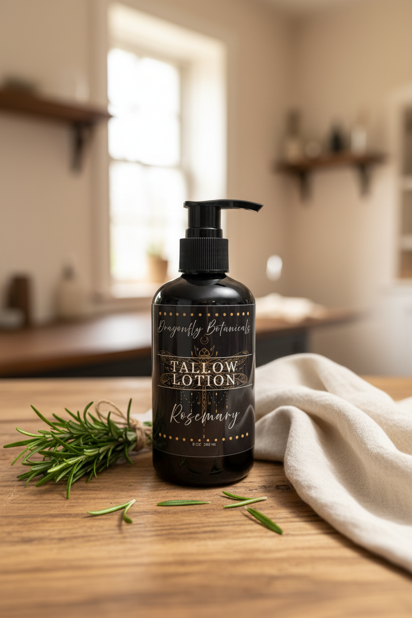 Rosemary Tallow Lotion - High-End Handcrafted