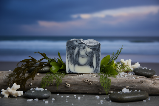 Stormy Sea soap with calm ocean