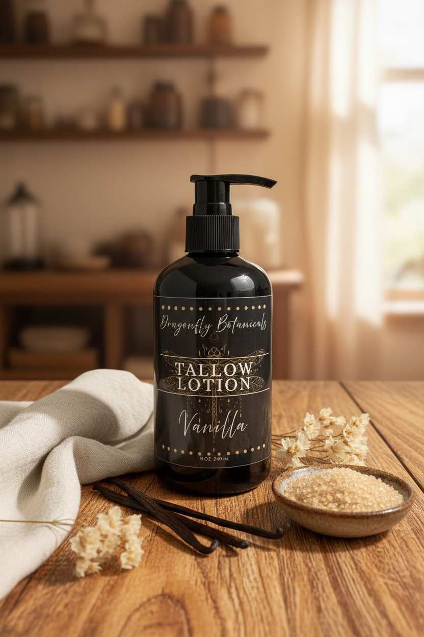 Vanilla Tallow Lotion - High-End Handcrafted